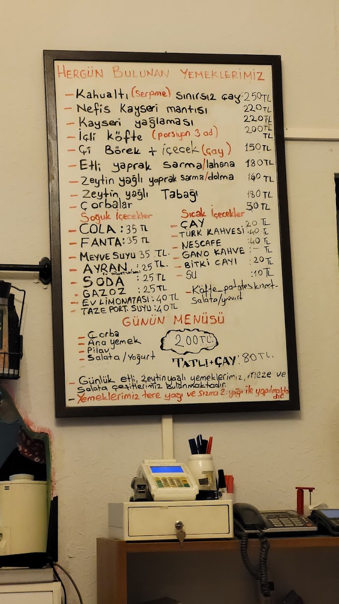 Menu Kayseri Mutfağı-4